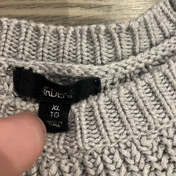 Ardenes Grey Knit Sweater - Picture 3 of 4